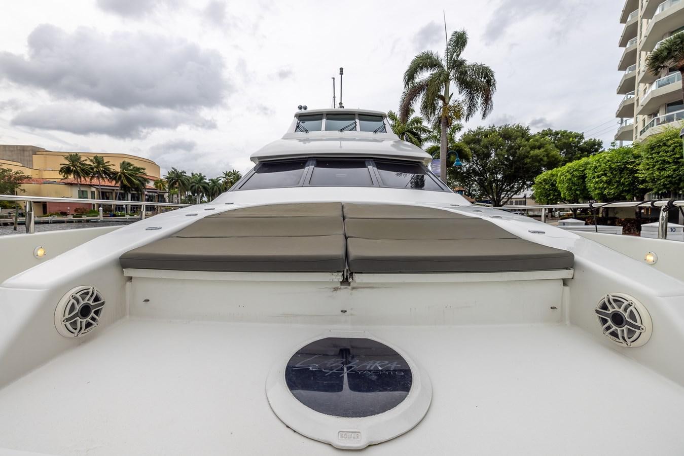 a white building with a round roof aboard BOURBON LEGEND Yacht for Sale