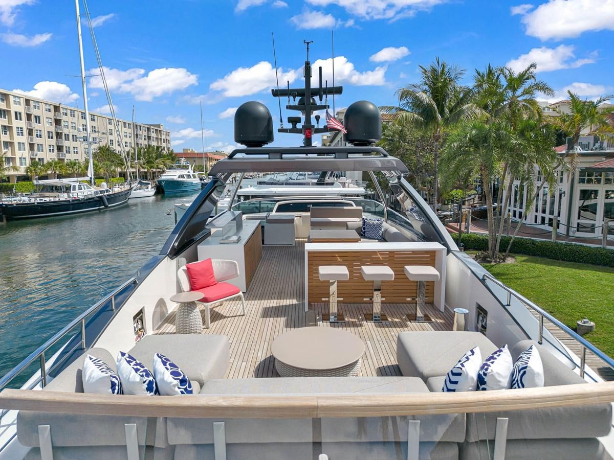 a boat docked at a pier aboard SL86/728 Yacht for Sale