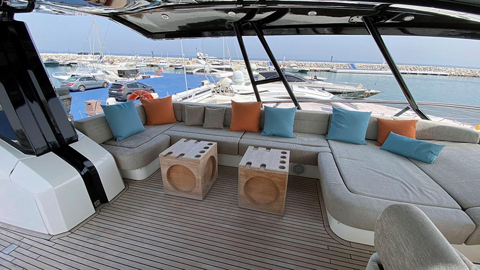 a boat on the water aboard CAPPUCCINO Yacht for Sale