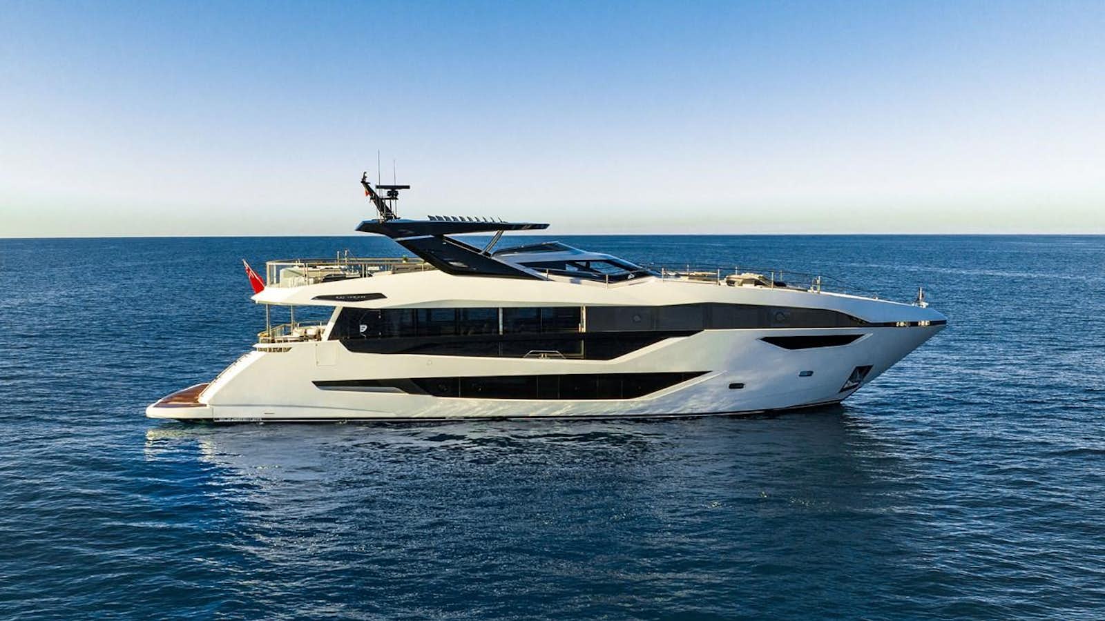 a boat in the water aboard SCORPION Yacht for Sale