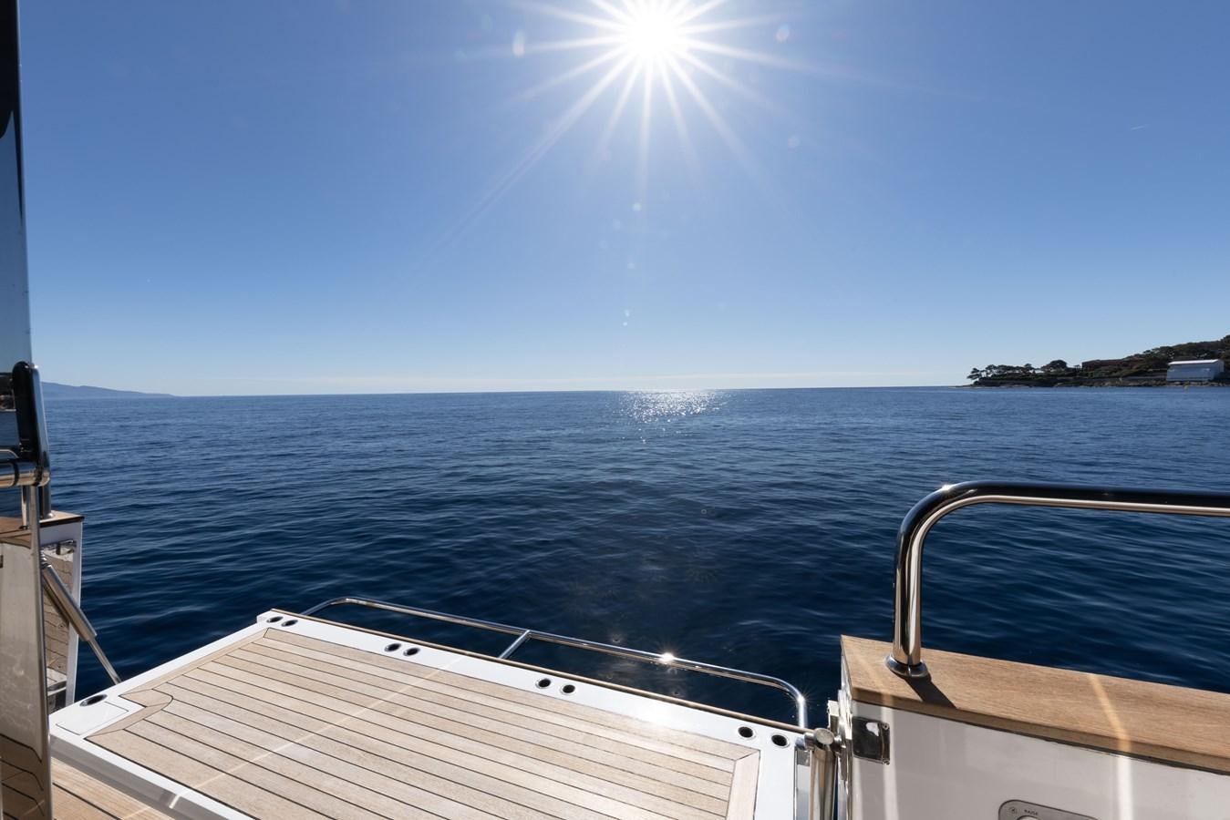 a boat on the water aboard MIRKA Yacht for Sale
