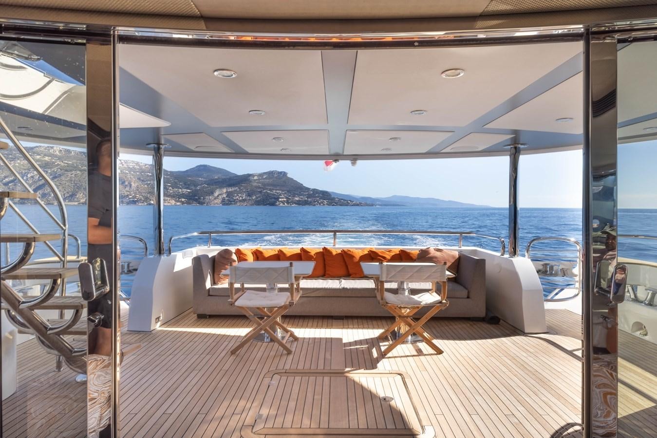 a boat on the water aboard MIRKA Yacht for Sale