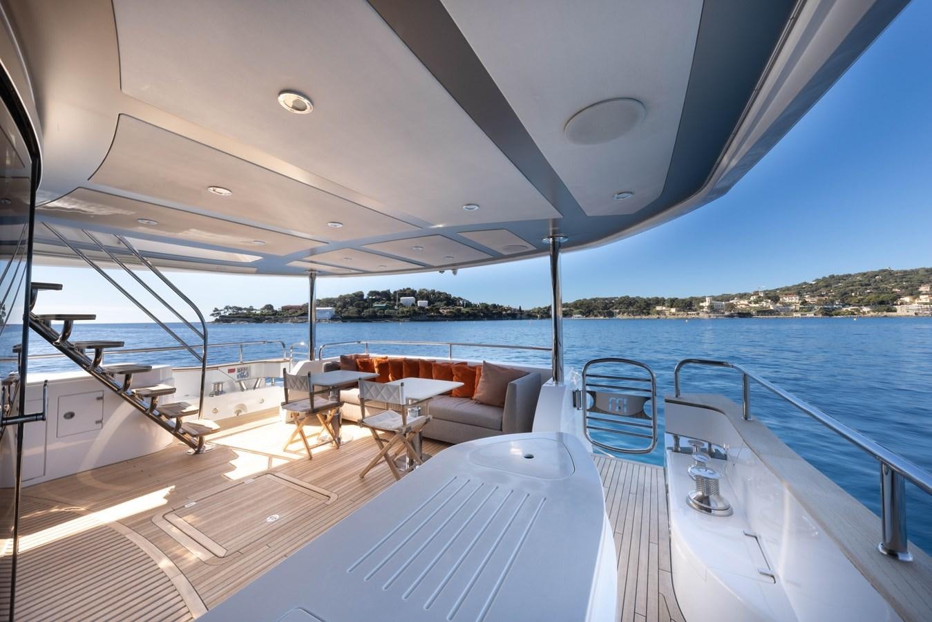a boat on the water aboard MIRKA Yacht for Sale