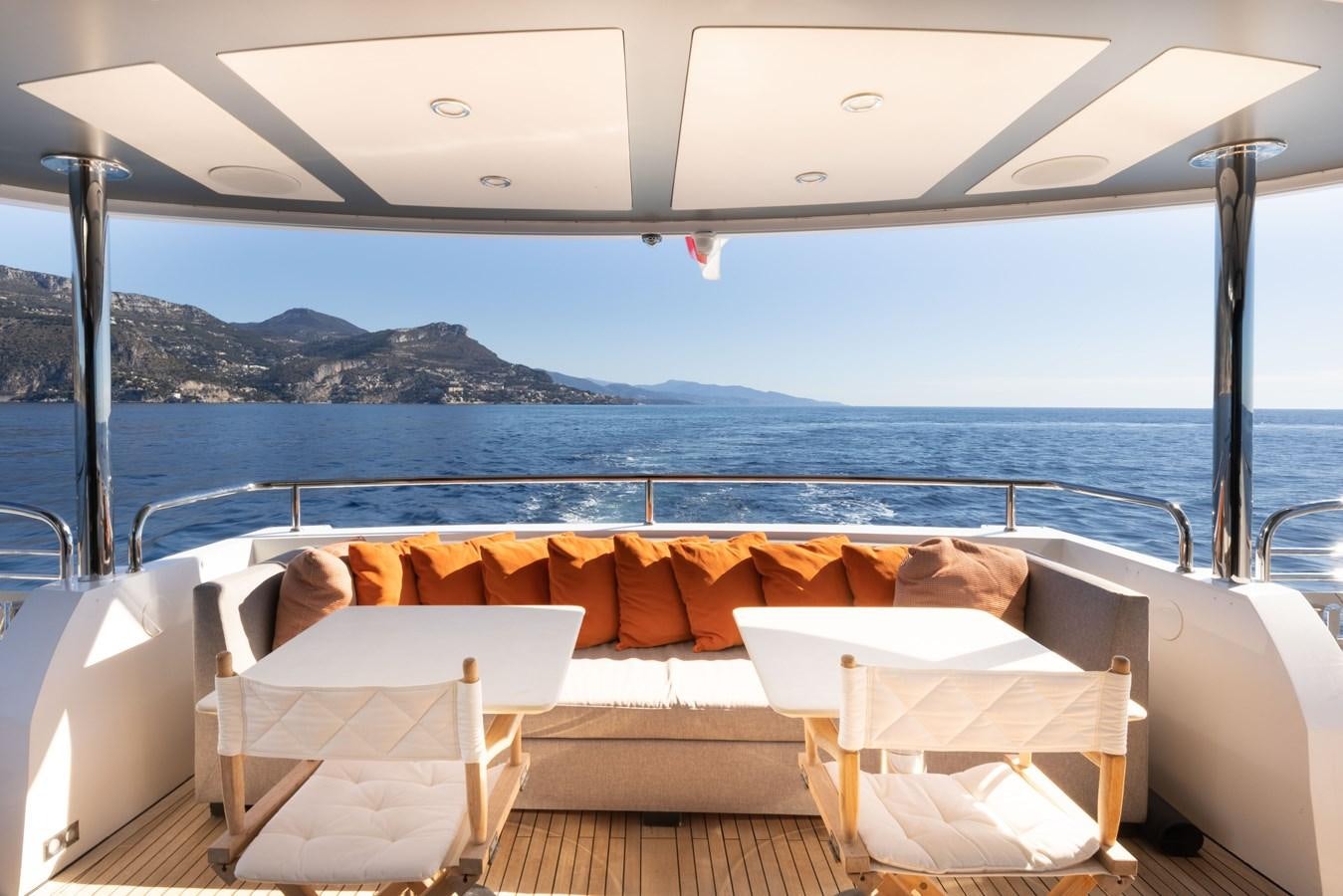 a boat on the water aboard MIRKA Yacht for Sale