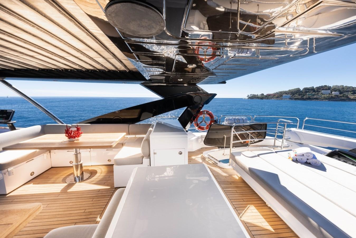 a boat on the water aboard MIRKA Yacht for Sale