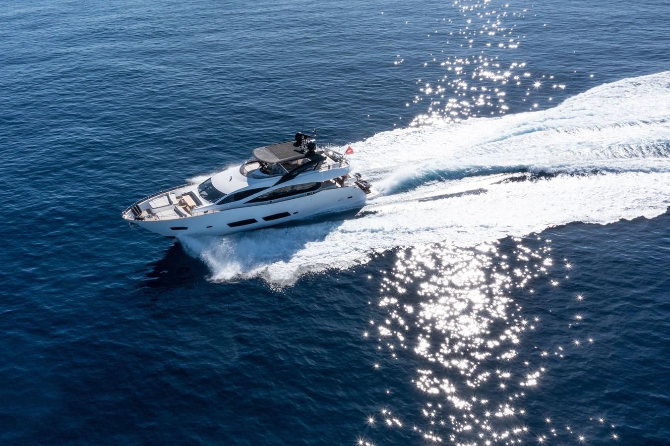 a boat on the water aboard MIRKA Yacht for Sale