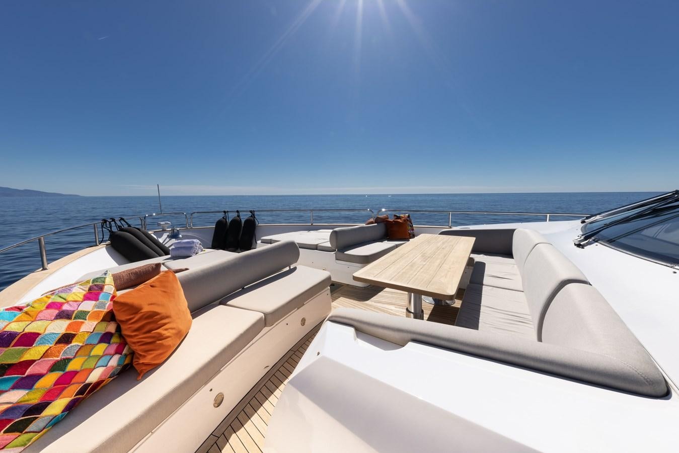 a boat on the water aboard MIRKA Yacht for Sale