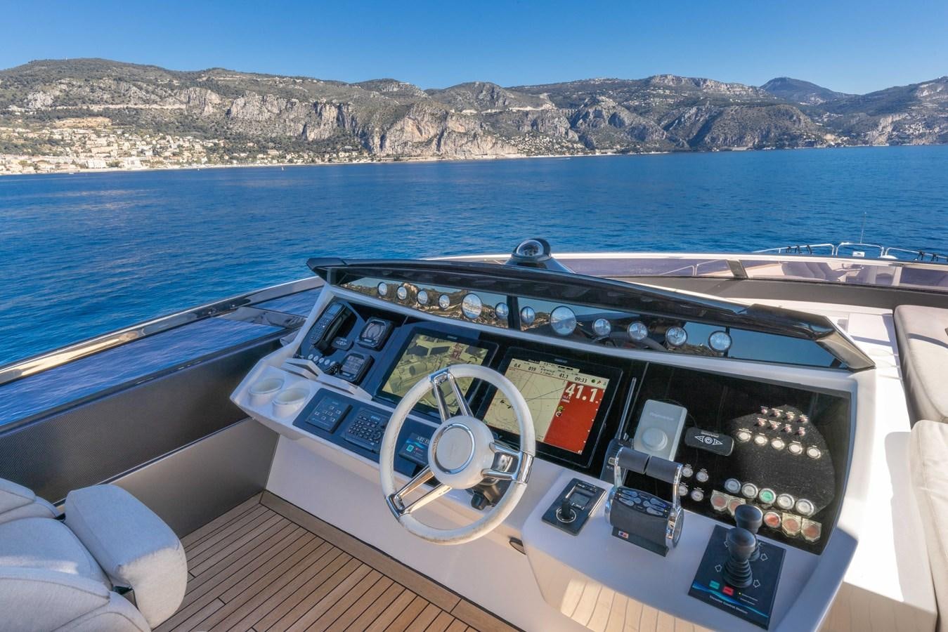 a boat on the water aboard MIRKA Yacht for Sale