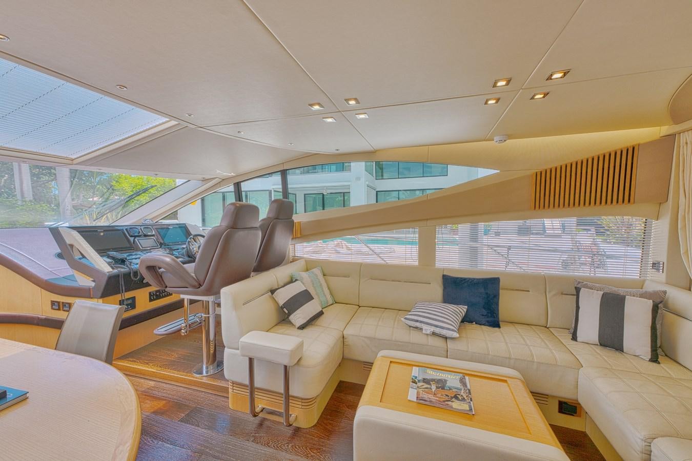 inside view of a room aboard MISS INGRID Yacht for Sale