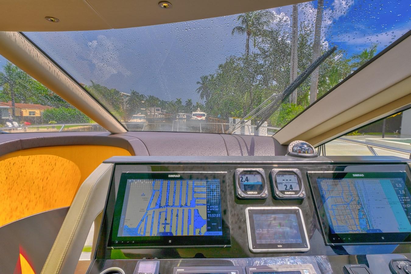 the inside of a car aboard MISS INGRID Yacht for Sale