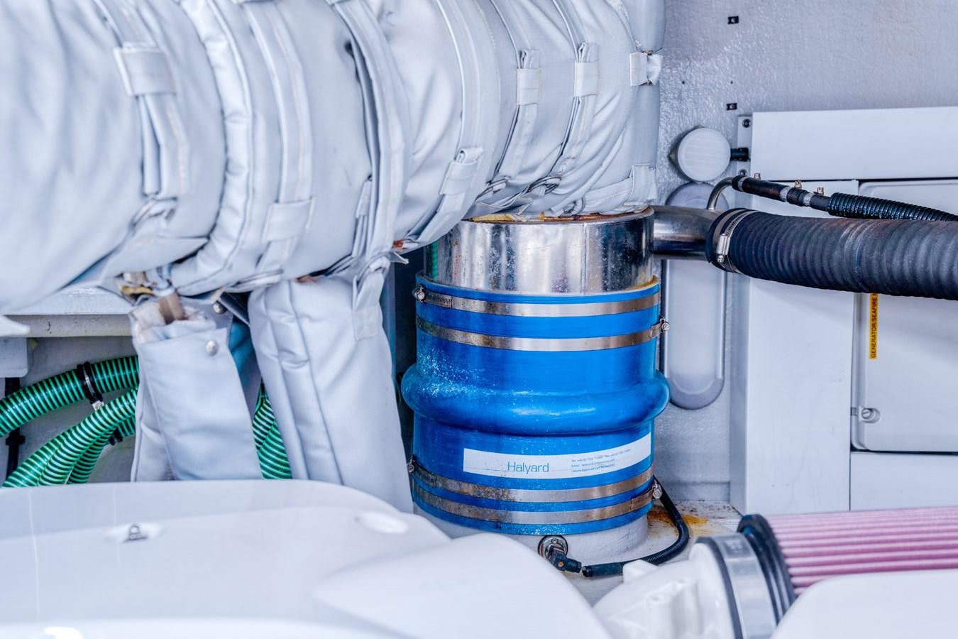 a machine with a stack of wires aboard MISS INGRID Yacht for Sale