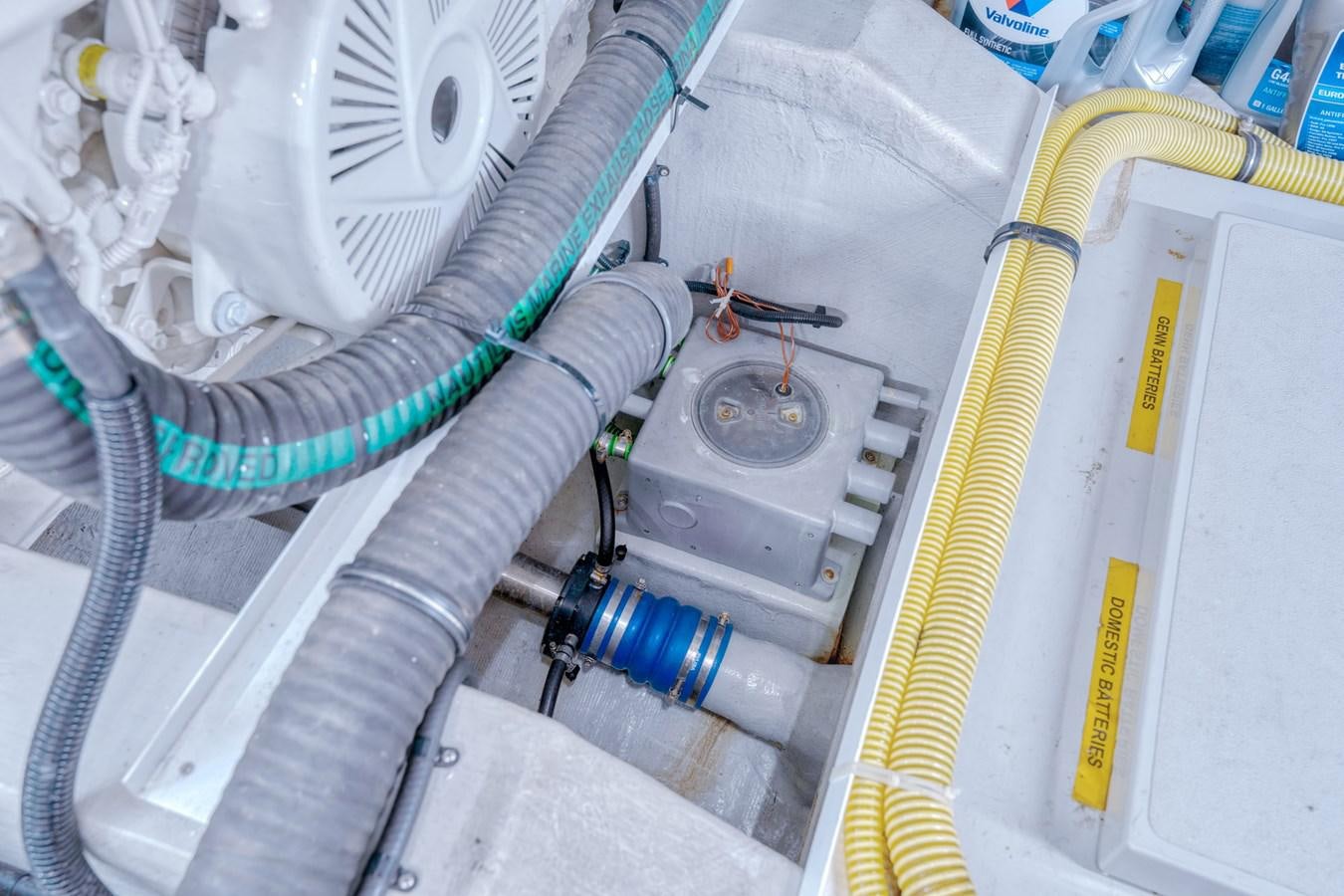 close-up of a machine aboard MISS INGRID Yacht for Sale