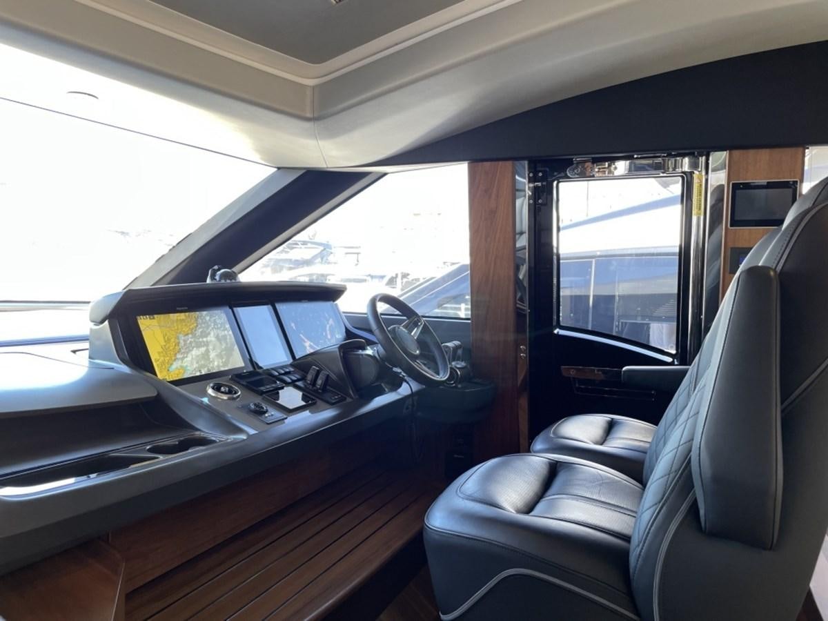 the inside of a car aboard PRINCESS S78 Yacht for Sale