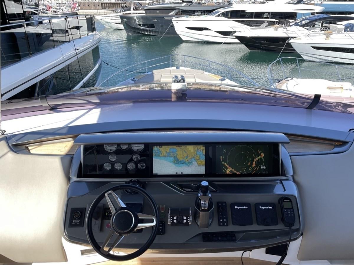 the inside of a car aboard PRINCESS S78 Yacht for Sale