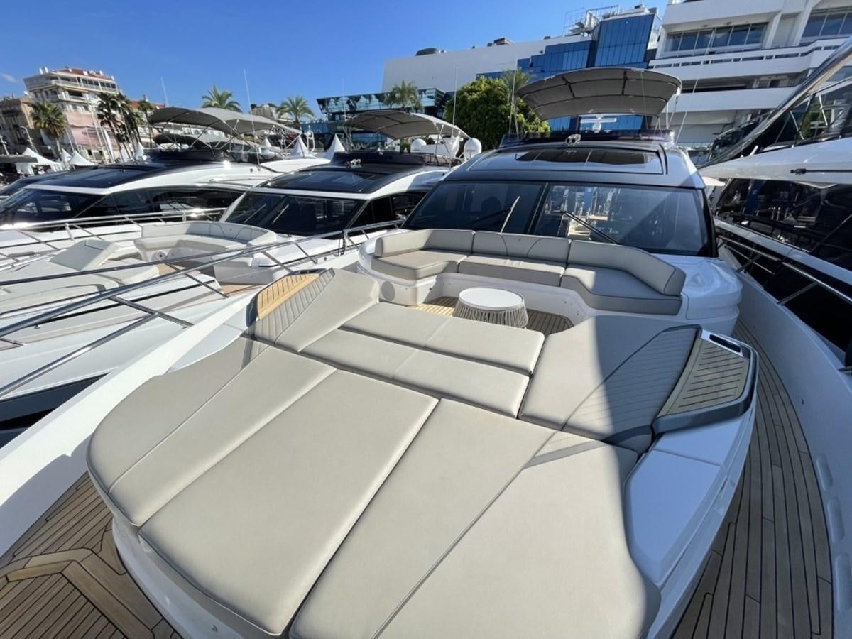 a group of yachts in a harbor aboard PRINCESS S78 Yacht for Sale