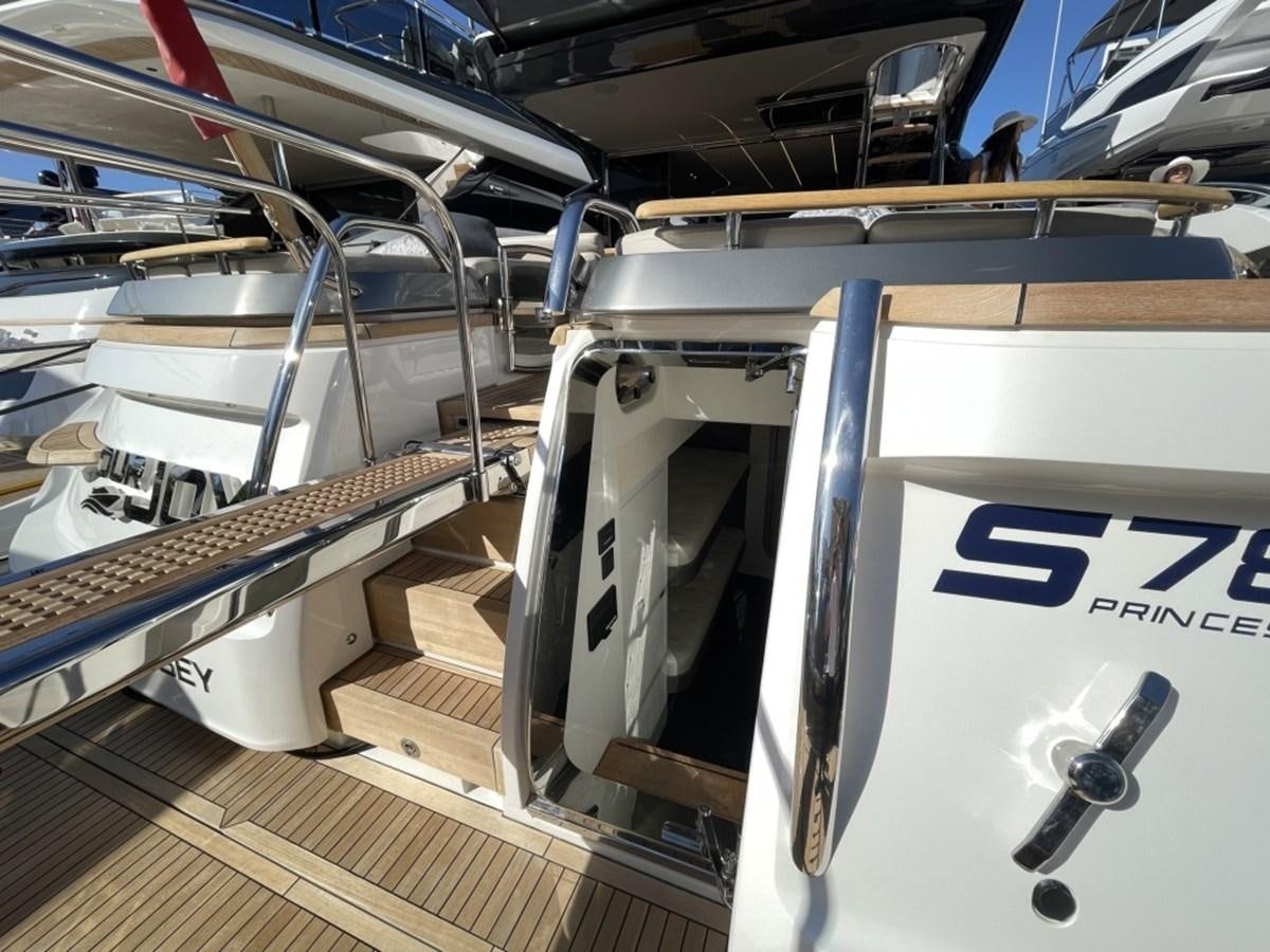 a close-up of a machine aboard PRINCESS S78 Yacht for Sale