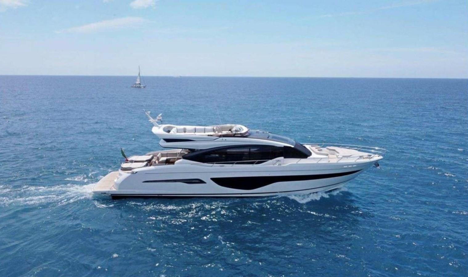 a boat on the water aboard PRINCESS S78 Yacht for Sale