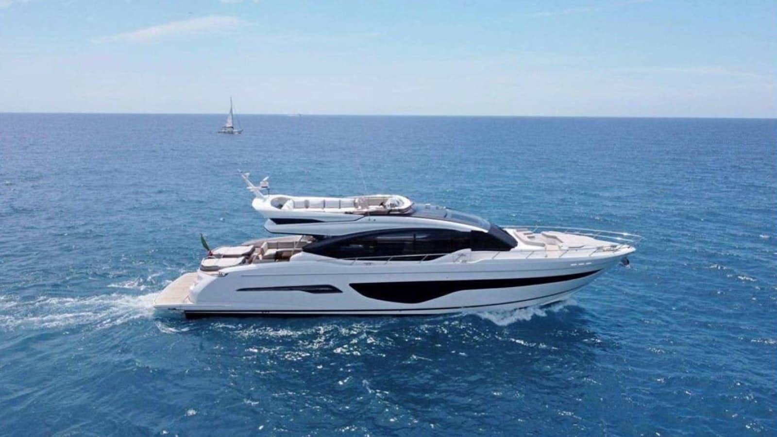a boat on the water aboard PRINCESS S78 Yacht for Sale