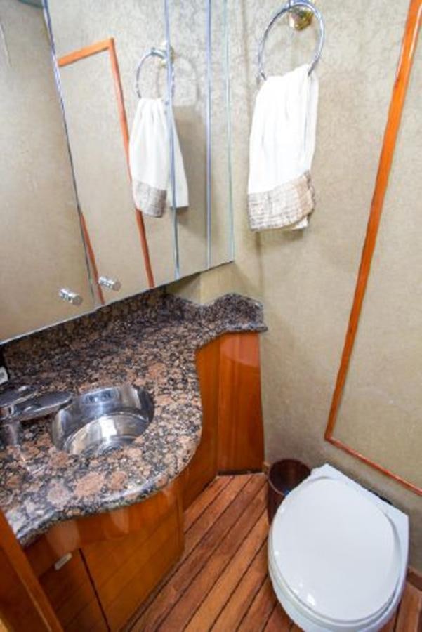 a cat on a counter aboard 2007 68 HATTERAS CONVERTIBLE Yacht for Sale