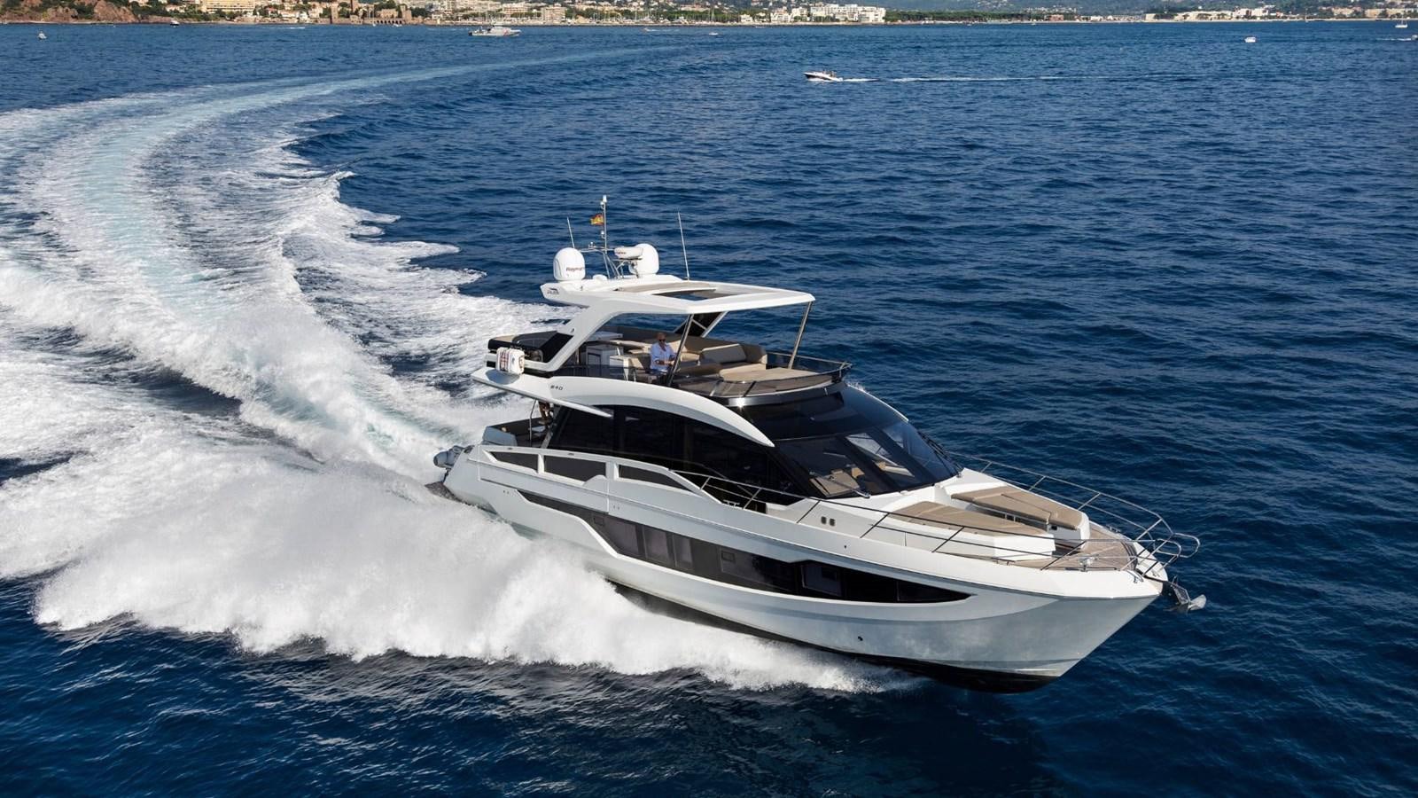 a boat on the water aboard GALEON 640 Yacht for Sale