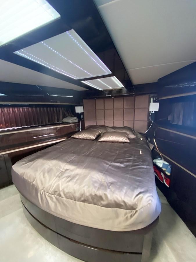 a bed in a room aboard GALEON 640 Yacht for Sale