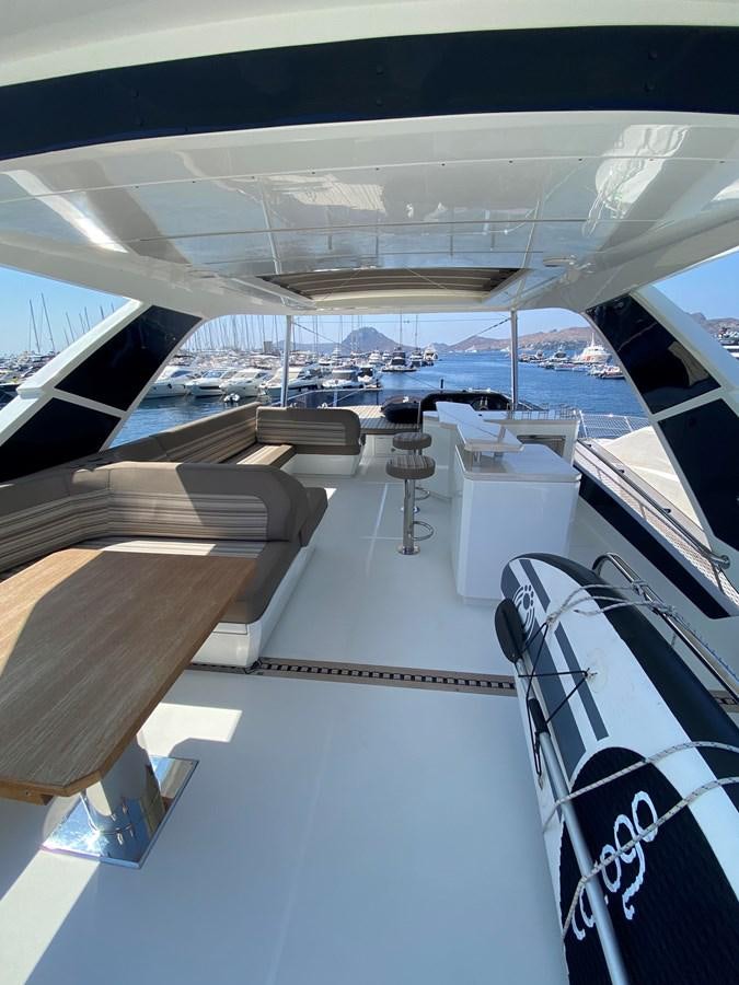 inside of an airplane aboard GALEON 640 Yacht for Sale