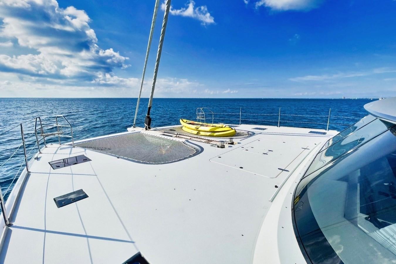 a boat on the water aboard ALKIMIA Yacht for Sale