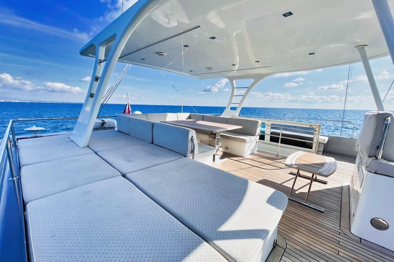 a boat on the water aboard ALKIMIA Yacht for Sale