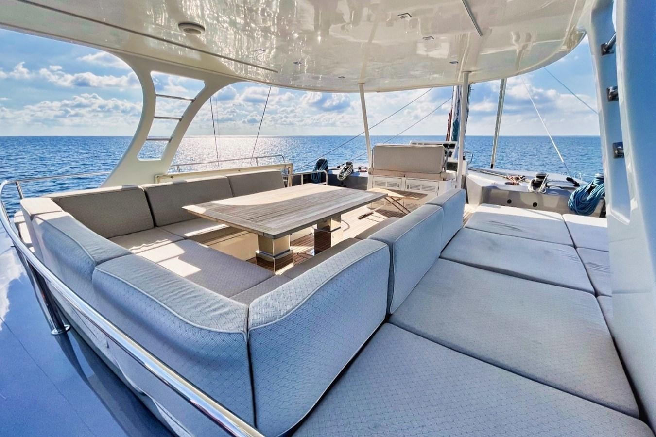 a boat on the water aboard ALKIMIA Yacht for Sale