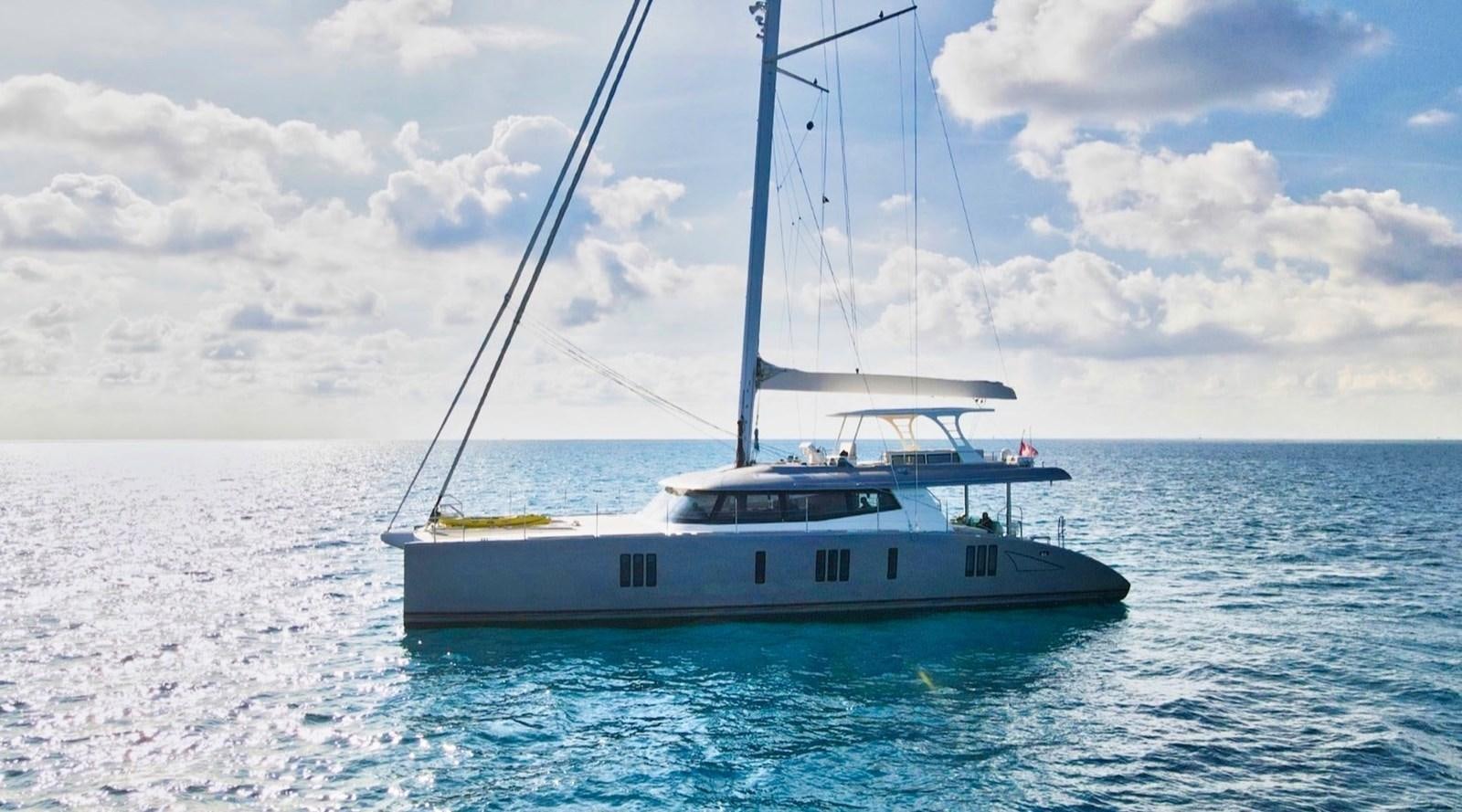 a boat in the water aboard ALKIMIA Yacht for Sale