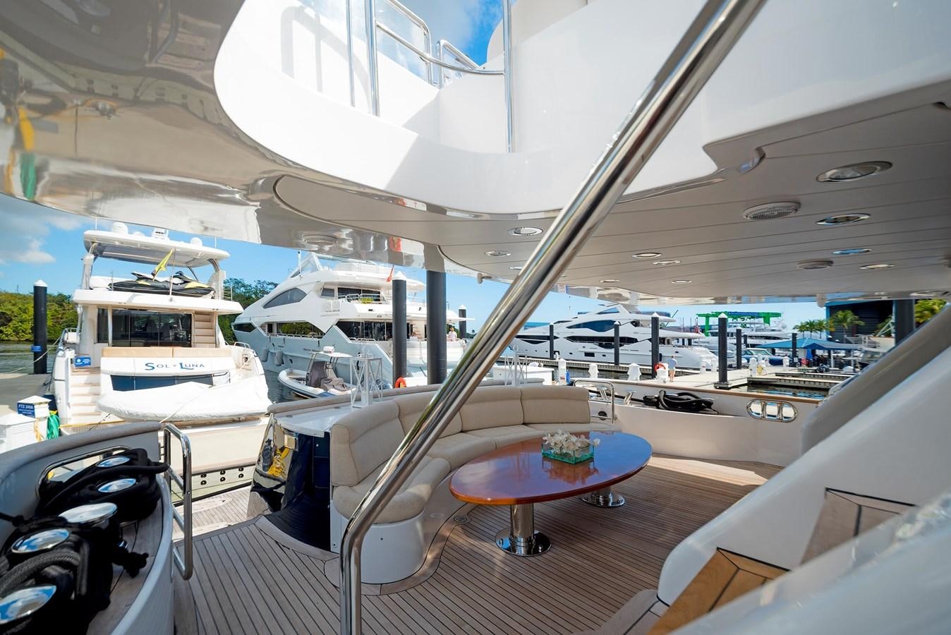 a boat on the water aboard FORTIS Yacht for Sale