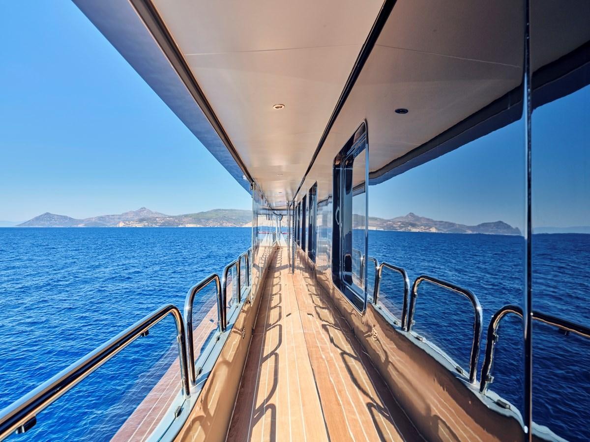 a boat on the water aboard MAGNA GRECIA Yacht for Sale