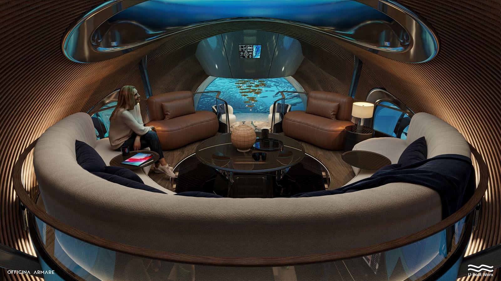 a person sitting in a plane aboard NAUTILUS Yacht for Sale
