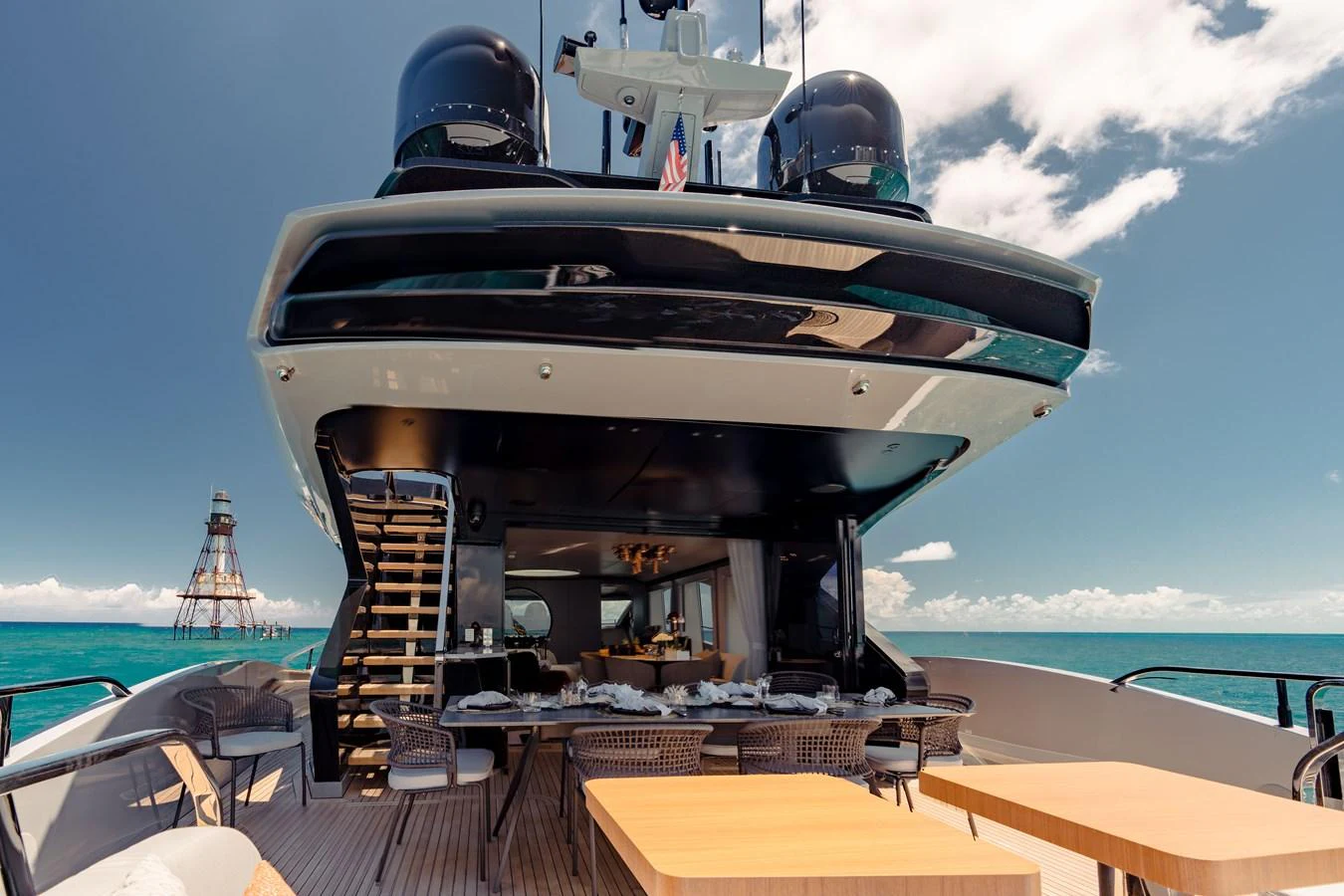 a boat on the water aboard OFFLINE Yacht for Sale