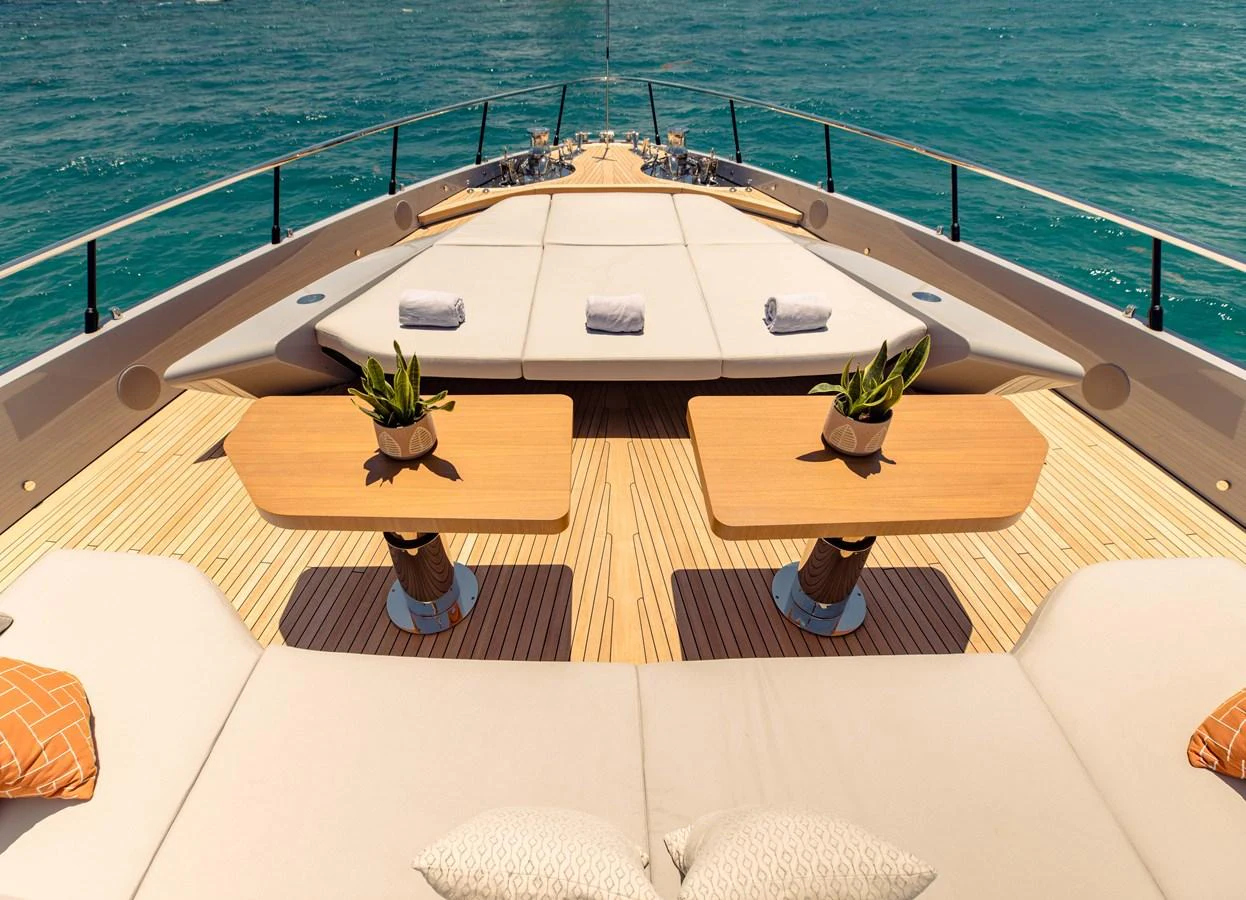 a boat on the water aboard OFFLINE Yacht for Sale