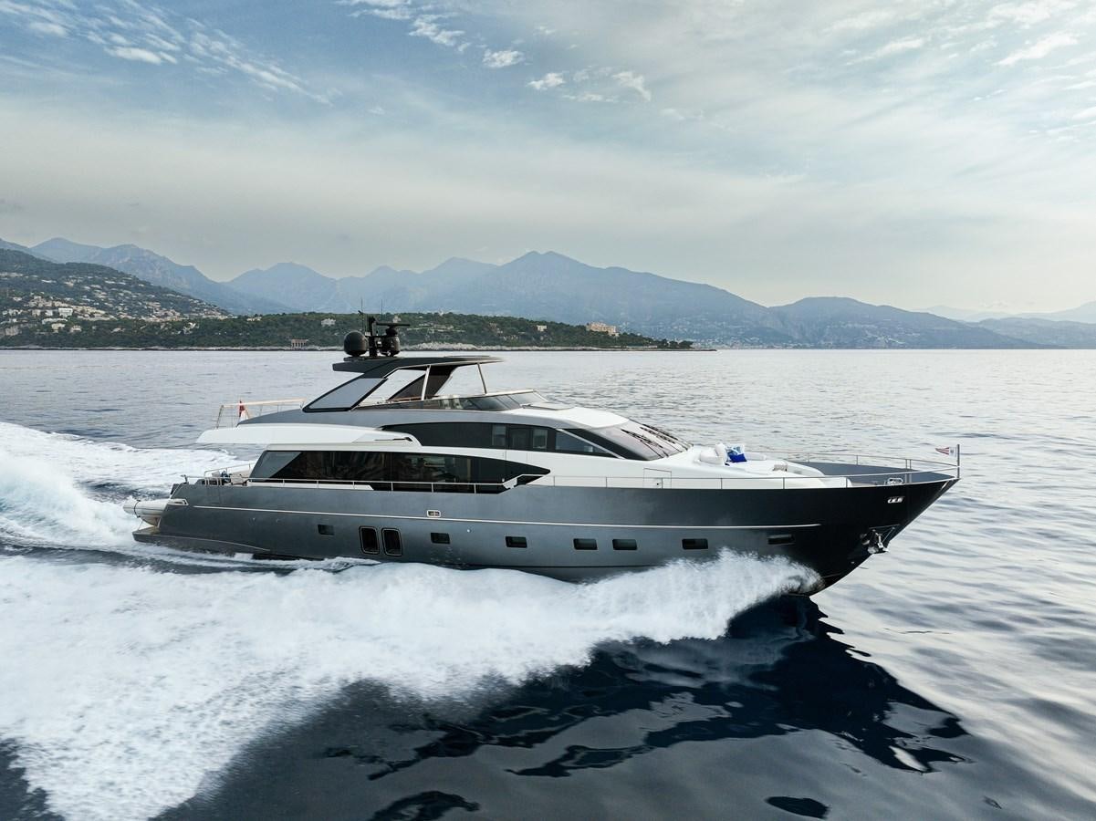 a boat on the water aboard TWIN FISH Yacht for Sale