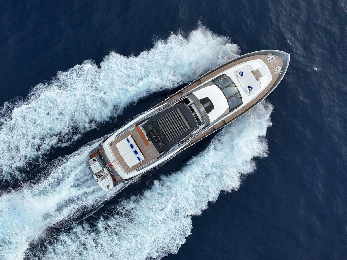 a high angle view of a ship aboard THE GREAT ESCAPE Yacht for Sale