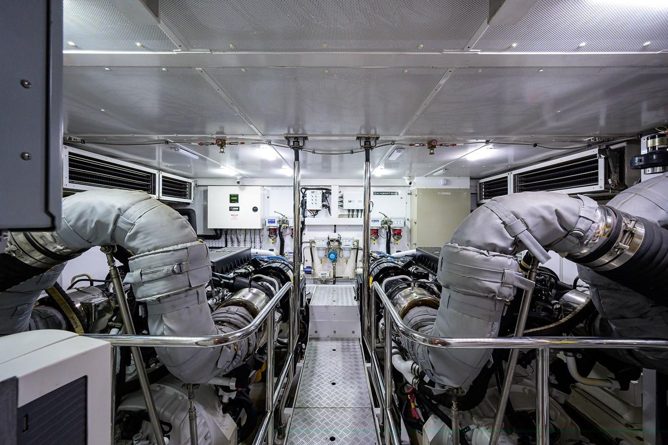 a person working in a factory aboard FREUDIAN SLIP Yacht for Sale