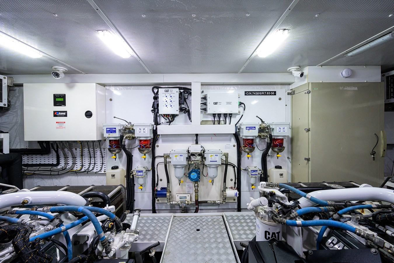 a room with machinery and equipment aboard FREUDIAN SLIP Yacht for Sale