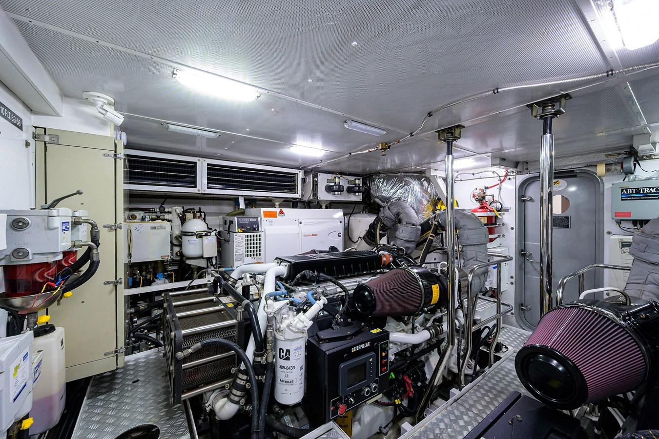 a room with machinery and equipment aboard FREUDIAN SLIP Yacht for Sale