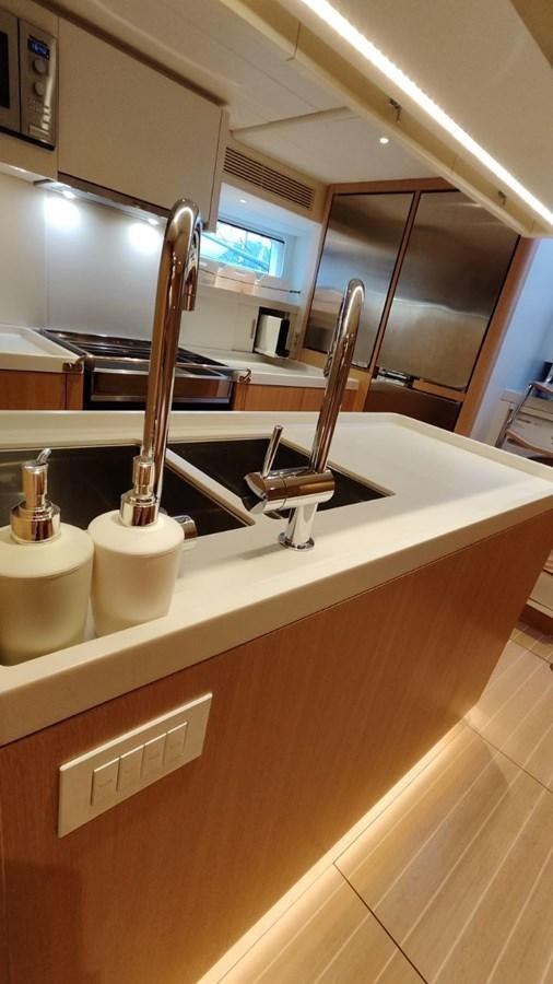 a machine on the counter aboard SULITA Yacht for Sale