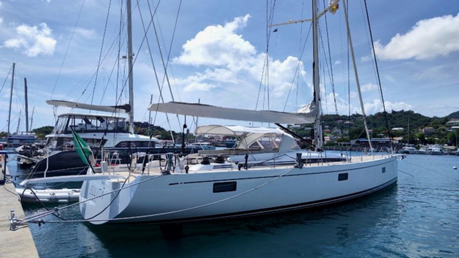 a group of boats are parked in a harbor aboard SULITA Yacht for Sale