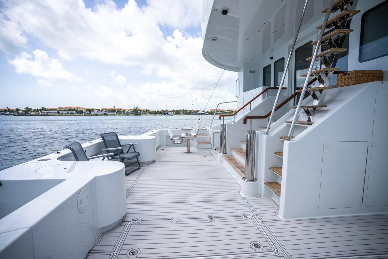 a boat on a body of water aboard GATO BLANCO Yacht for Sale