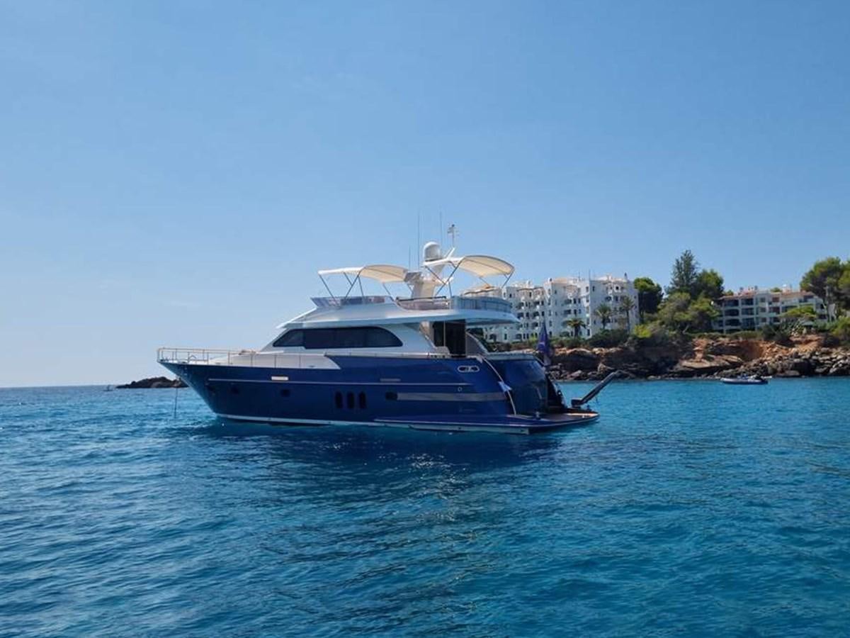 a boat in the water aboard PLEIADES Yacht for Sale