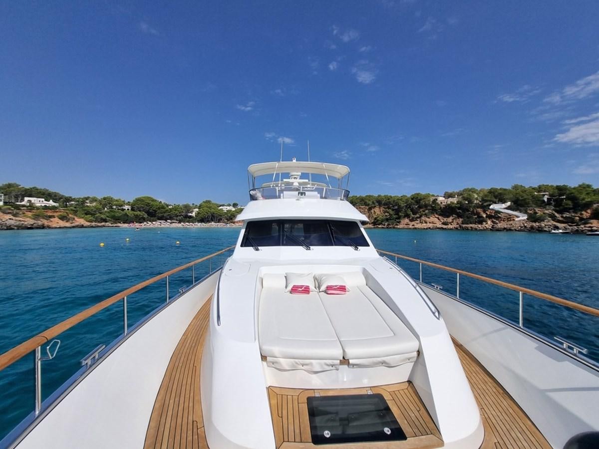 a boat on the water aboard PLEIADES Yacht for Sale