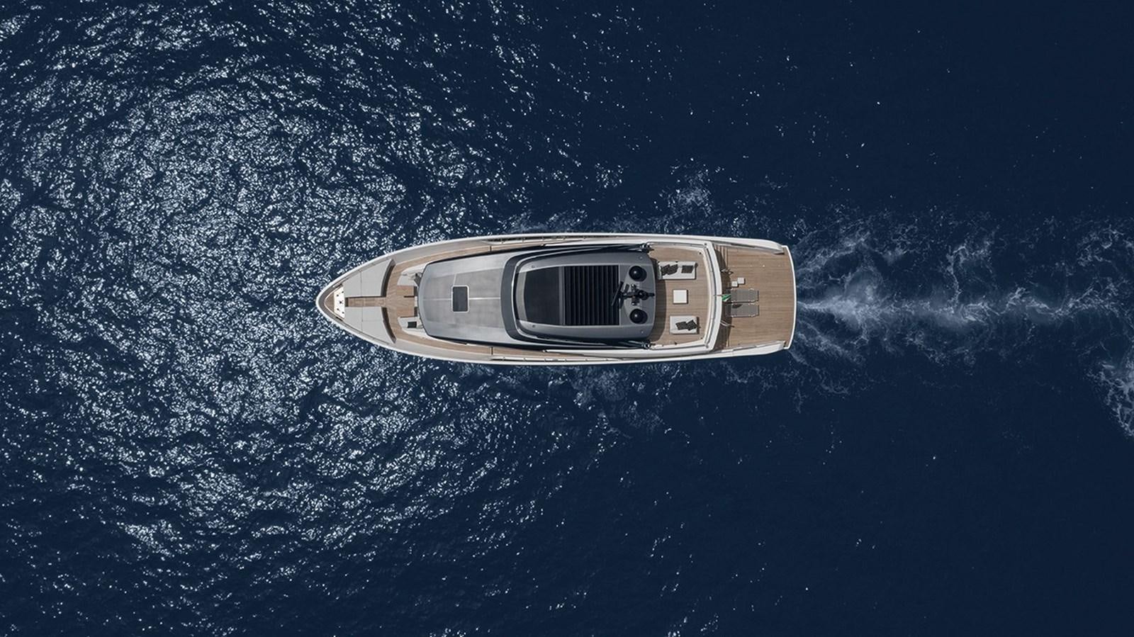 a metal object with a hole in it in the middle of water aboard OMNIA Yacht for Sale
