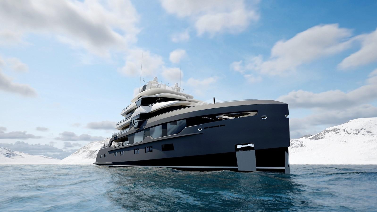 a boat in the water aboard HORIZON Yacht for Sale