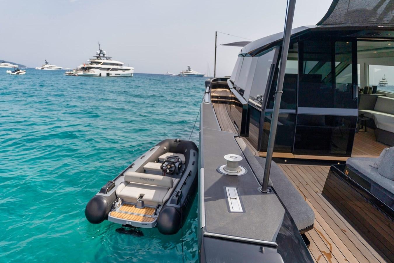 a boat on the water aboard FINEZZA Yacht for Sale