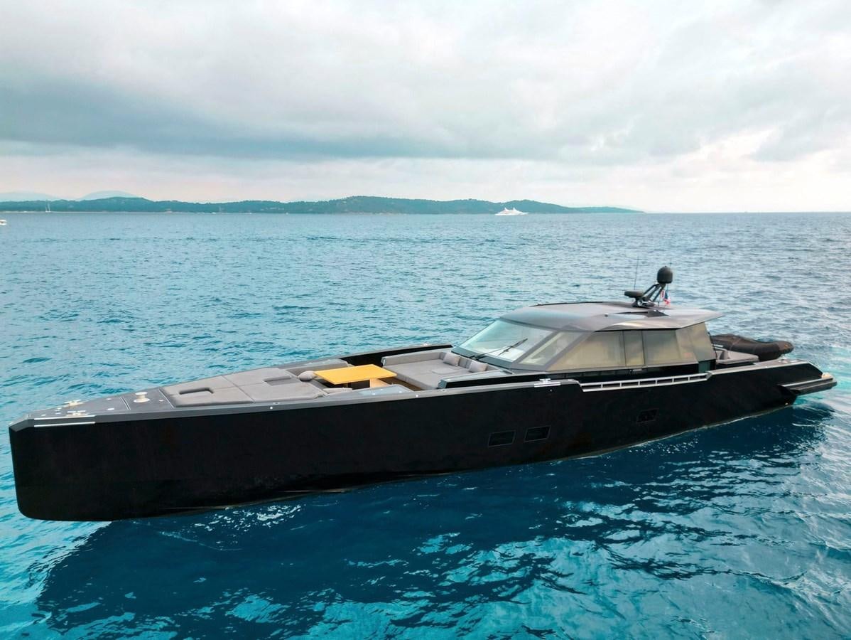 a boat in the water aboard FINEZZA Yacht for Sale