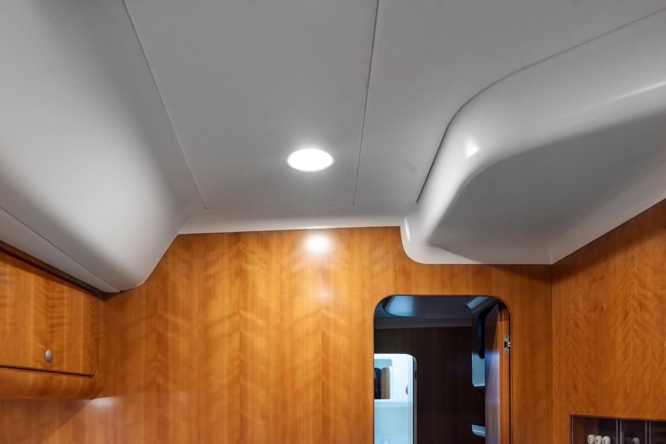a ceiling fan in a room aboard MISTER A Yacht for Sale